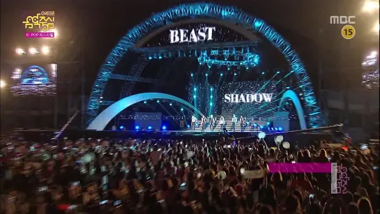 BEAST - Shadow [Incheon Sky Festival] 14.09.13