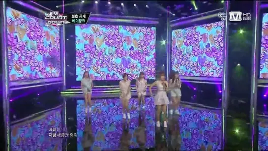 [PERF] A Pink - Lovely Day + NONONO (130704 M!Countdown)