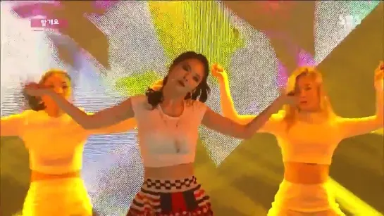 140810 HyunA - RED @ Inkigayo