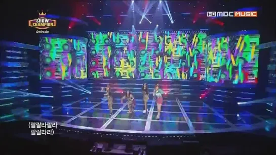 130515 4MINUTE - What's Your Name + Win #1 | Show Champion