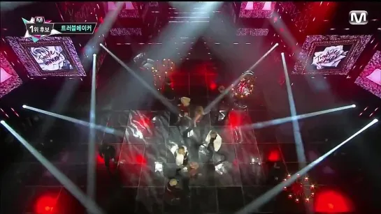 131107 Trouble Maker - Now (There Is No Tomorrow) @ M! Countdown Comeback Stage