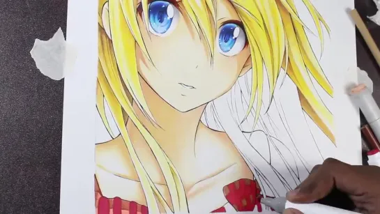 Drawing Chitoge Kirisaki | Художник-- Shinigami Arts