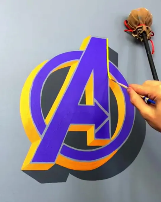 Lettering // jamesllewis. 'A' Каллиграфская [Каллиграфия]