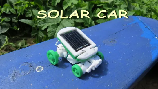 How to assemble the solar car / Electric robots / Solar car toy