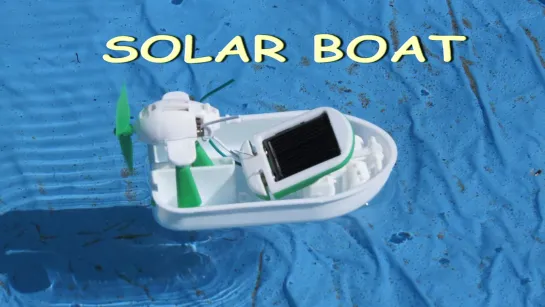 How to assemble the solar airboat / Electric robots / Solar toy