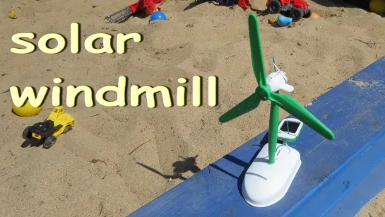 How to bild a solar windmill / Electric robots / Solar toy