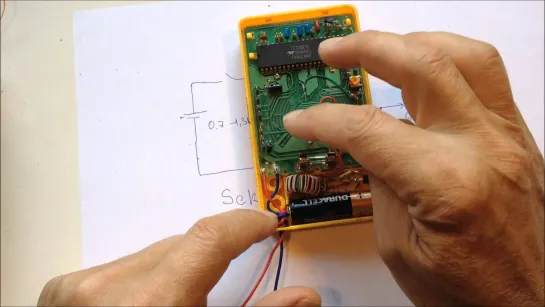Самодельная батарейка крона для мультиметра / Электронные поделки своими руками от Sekretmastera