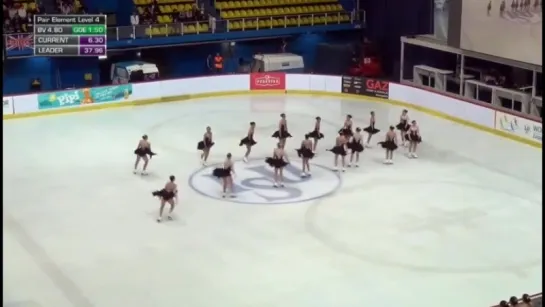 ISU World Junior Synchronized Skating Championships 2018 "Команда Skyliners, USA" FS