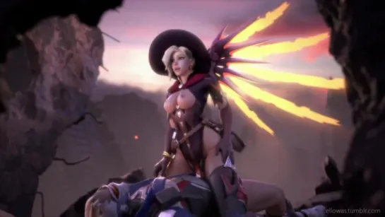 overwatch mercy soldier76 cartoon porn 18+