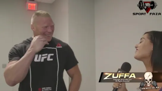 UFC 200 Brock Lesnar - СРАЗУ ПОСЛЕ БОЯ (RUS Sportfaza)