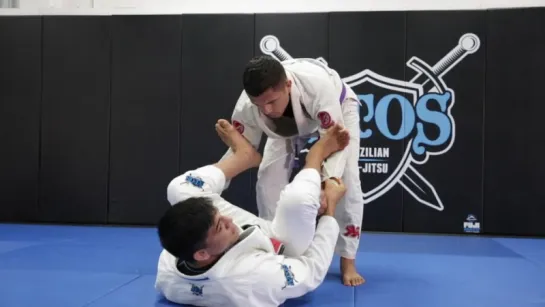 omoplata sweep from the spider guard - Michael liera