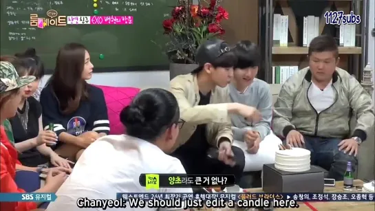 [ENGSUB] 140727 SBS Roommate Ep.13 (Chanyeol and Baekhyun cuts only)