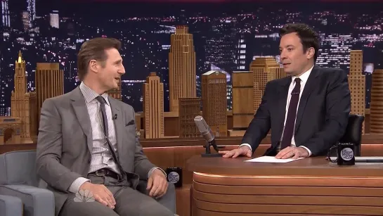 Jimmy Fallon 2014.05.19 Liam Neeson