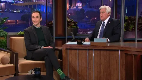 Jay Leno 2012.11.26 Jim Parsons