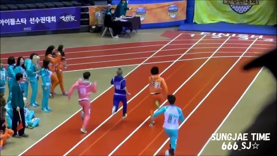 [FANCAM] Minhyunk, 60 metres @ MBC Lunar New Year Special Idol Star Athletics Championship