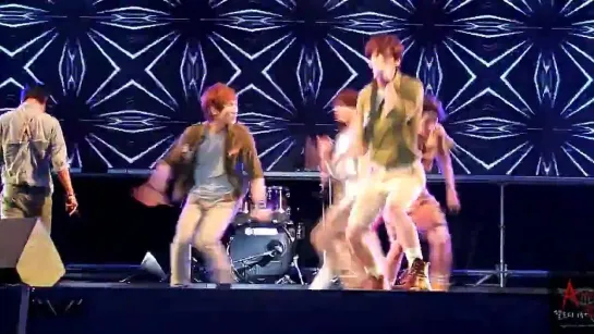 [FANCAM] 27.07.2013:  BTOB - WOW @ Yeosu International Youth Festival