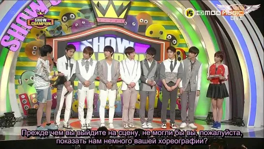 [RUS SUB] [INTERVIEW] 17.04.2013:  BTOB @ Show Champion