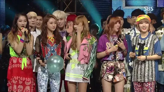 130526 4Minute - No.1 & Encore | Inkigayo