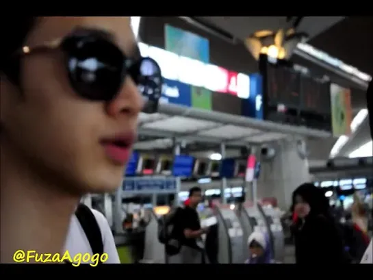 [FANCAM] 130626 BEAST Arrived at KLIA Malaysia - Gi Kwang Focus