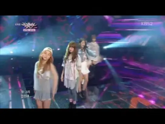 140411 4minute - Whatcha Doin' Today? @ Music Bank