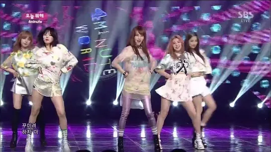 140406 4Minute - Whatcha Doin' Today | Inkigayo