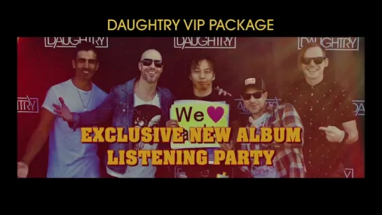 DAUGHTRY - 2018 VIP UPGRADES