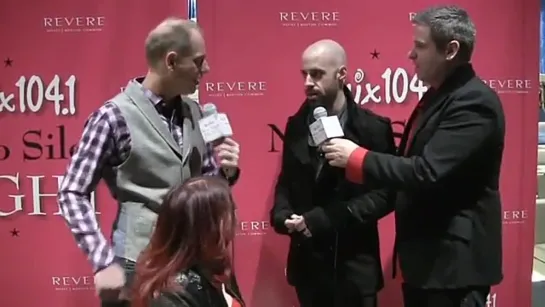 Chris Daughtry Backstage with Karson & Kennedy at Not So Silent Night (Interview)