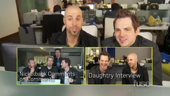 Fuse TV: Daughtry Comments on YouTube Comments