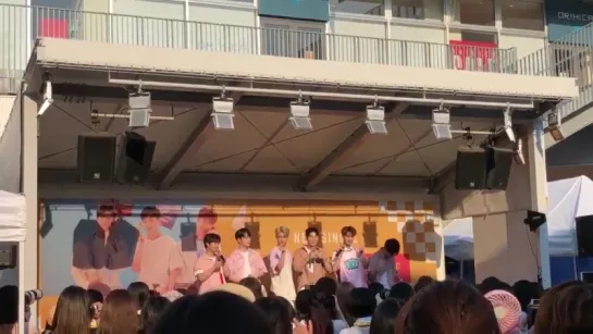 [Фанкам][16.07.18]#Boyfriend на релиз-мероприятии, посвященном выпуску нового японского сингла "Call me"