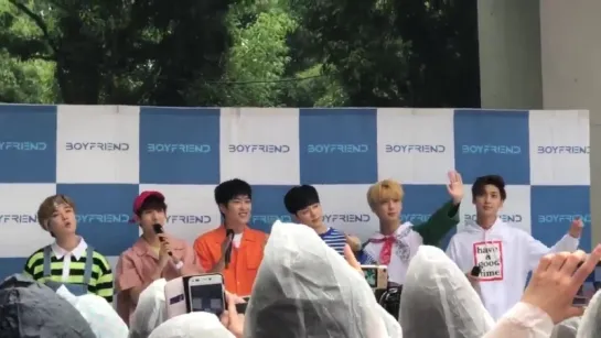 [Фанкам|VK][23.06.18]#Boyfriend на релиз-мероприятии, посвященном выпуску нового японского сингла "Call me"