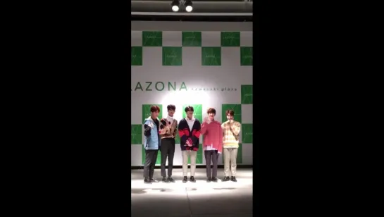 [Фанкам][13.12.17] Boyfriend на релиз-мероприятии, посвященном выпуску японскому синглу в Канагаве (Lazona Kwasaki Plaza)