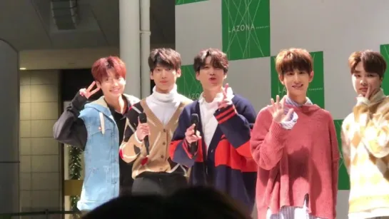 [Фанкам][13.12.17] Boyfriend на релиз-мероприятии, посвященном выпуску японскому синглу в Канагаве (Lazona Kwasaki Plaza)