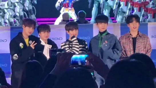 [Фанкам][12.12.17] Boyfriend на релиз-мероприятии, посвященном выпуску японскому синглу в Токио (DiverCity Tokyo Plaza)