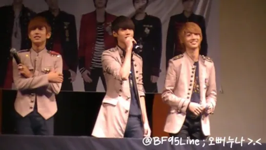 [FANCAM][23.10.11] Boyfriend @ Fansign at Yongsan