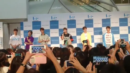 [Фанкам][06.06.17] #Boyfriend на релиз-мероприятии, посвященном выпуску мини-альбома "Summer" в LaLaPort TOKYO-BAY (Чиба) 1.2час