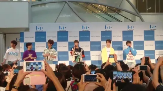 [Фанкам][06.06.17] #Boyfriend на релиз-мероприятии, посвященном выпуску мини-альбома "Summer" в LaLaPort TOKYO-BAY (Чиба) 1.1час