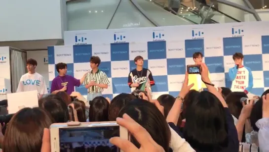 [Фанкам][06.06.17] #Boyfriend на релиз-мероприятии, посвященном выпуску мини-альбома "Summer" в LaLaPort TOKYO-BAY (Чиба)