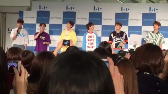 [Фанкам][06.06.17] #Boyfriend на релиз-мероприятии, посвященном выпуску мини-альбома "Summer" в LaLaPort TOKYO-BAY (Чиба)