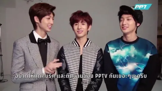 Boyfriend поздравляют PPTV HD (PPtvThailandChannel)