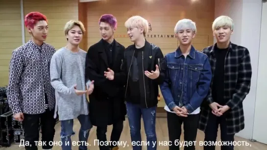 [MESSAGE][10.04.15] Приветственное сообщение для русских фанатов от BOYFRIEND