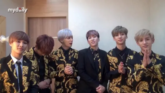 [28.11.14] BOYFRIEND’s message for the 10th anniversary of mydaily