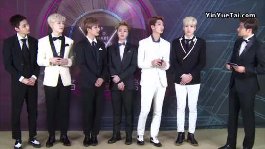 [Interview][11.04.15] BOYFRIEND @ YinYueVChart Award Ceremony