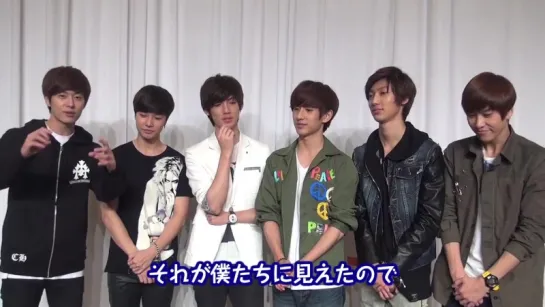 [130925] BOYFRIEND _ タワレコUst「K-POP LOVERS!」コメント#2