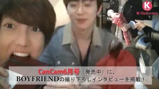 [27.04.13] BOYFRIEND - CanCam Magazine Behind The Scene