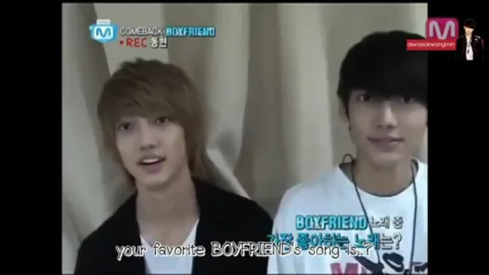 (ENGSUB) 111014 D-DAY Mnet M!Countdown - Boyfriend Jotwins cut