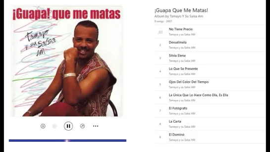 ▶️ Tamayo y su Salsa AM - CD Guapa Q Me Matas