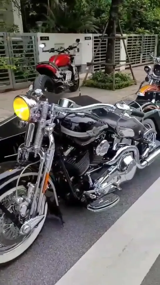 Softail Springer с коляской