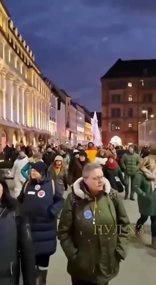 ☝ #DE #Germany #Протест #СВО «Ведет войну против России - Война с памятью».
Шольц-Бербок-барабан на акции протеста в Германии пр