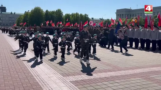 Парад Победы воспитанников детских садов