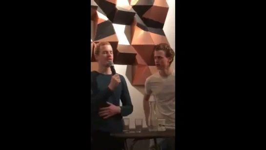 Henrik and Carl at the Skamtiden event [3] | skamfamily